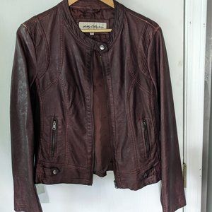 Faux Leather Jacket